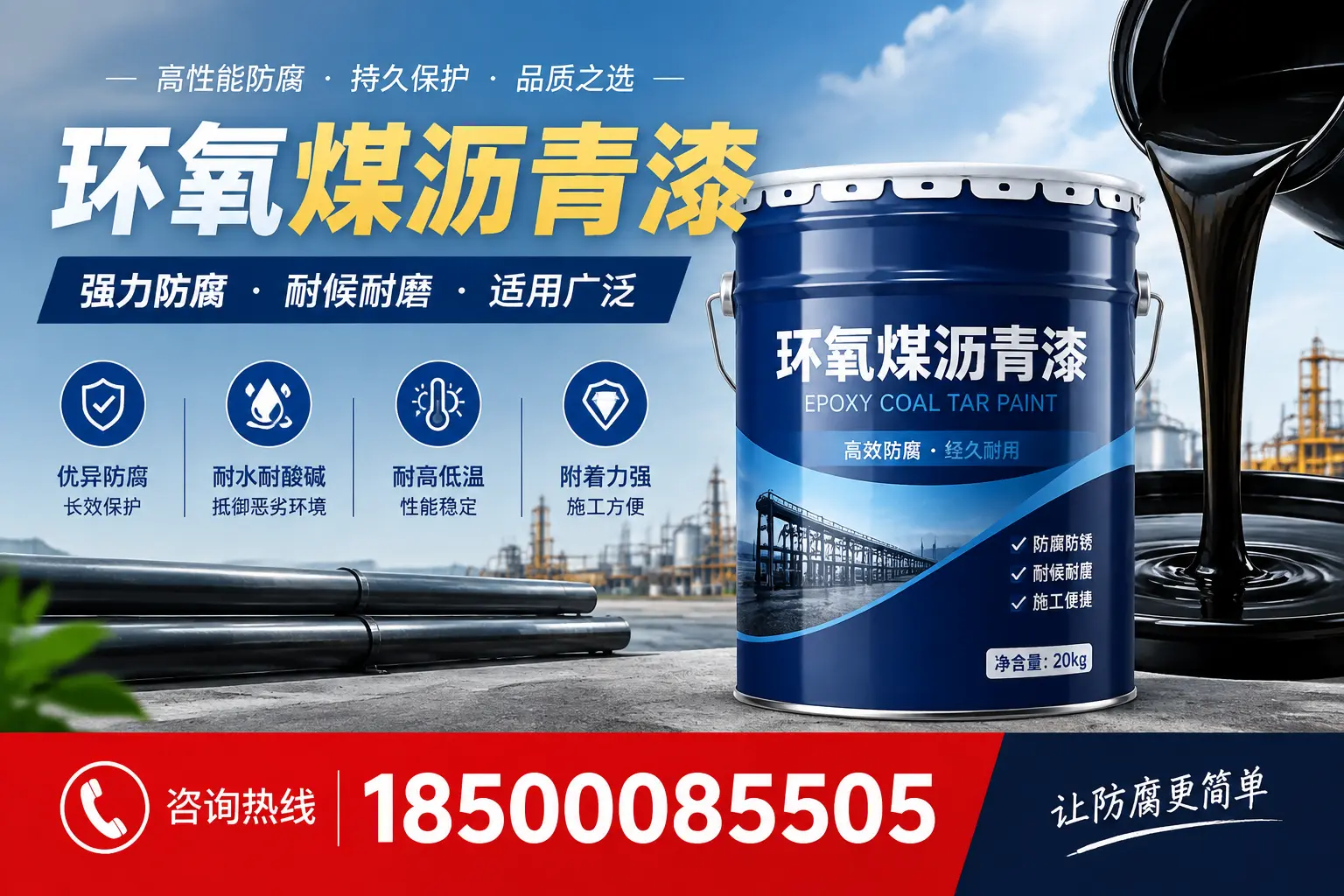 环氧煤沥青漆在不同气候条件下的表现分析，集贤适用性